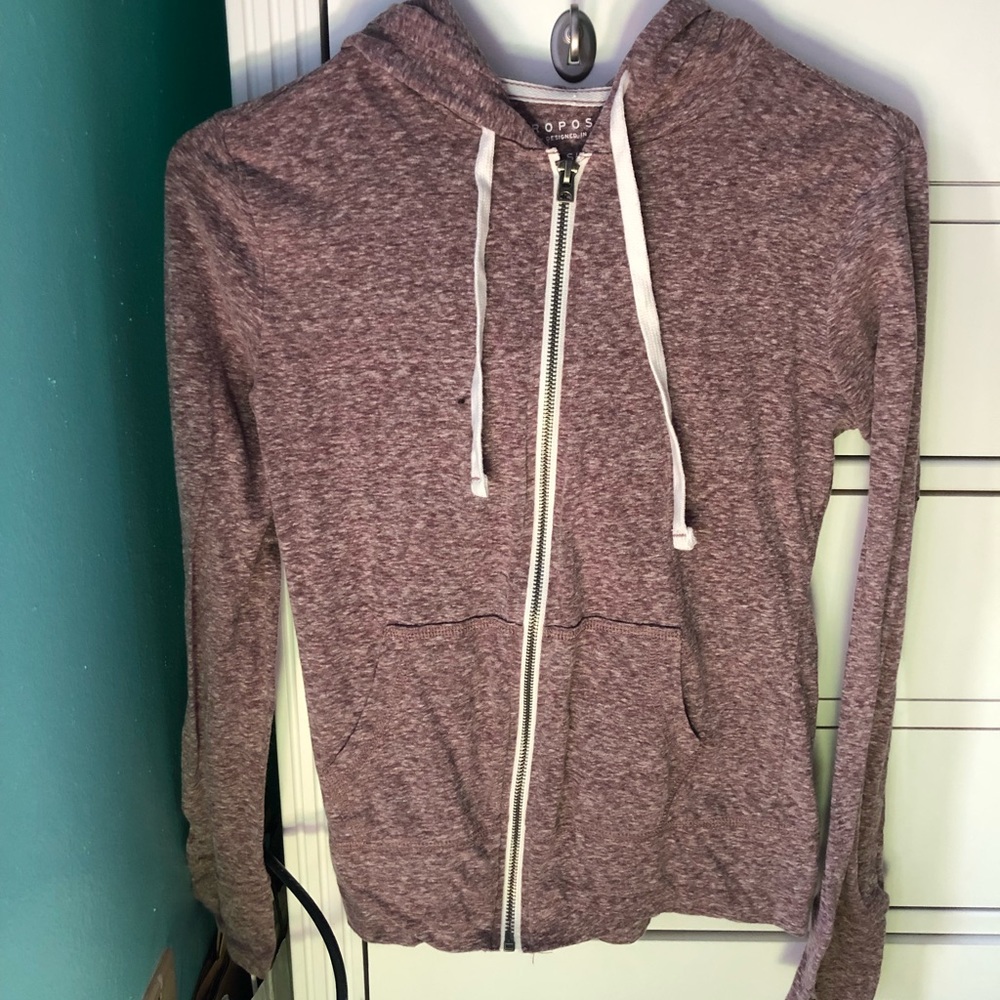 Zip up sweatshirt